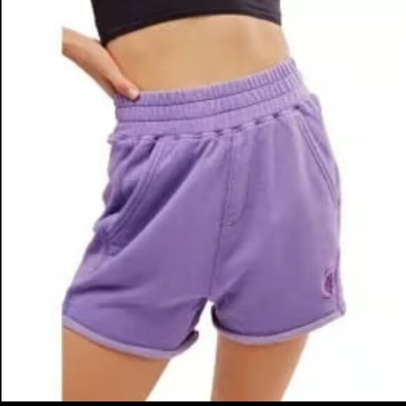 FREE PEOPLE FP MOVEMENT ALL STAR SUPER BERRY PULL ON SHORTS NWOT L - Picture 4 of 13